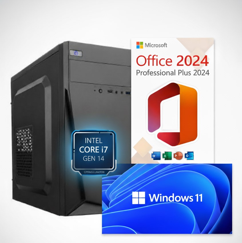 High-End Intel i7-14700 PC | 32GB RAM | 1TB NVMe SSD | Win 11 Pro & Office Pro Plus 2024