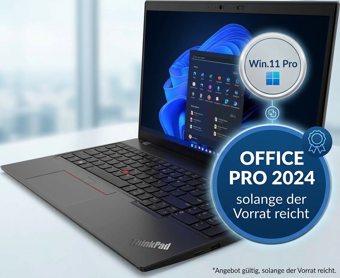 Notebook Lenovo 15,6" ThinkPad L15 i5-1235U / 16GB / 512 SSD / Win11Pro/ Office Pro 2024
