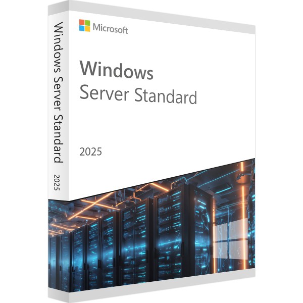 MS Windows Server 2025 Standard 16Core COA DSP
