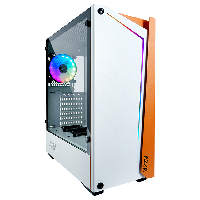 Gehäuse ATX MidiTower Azza Apollo 430 Weiß ohne Netzteil
