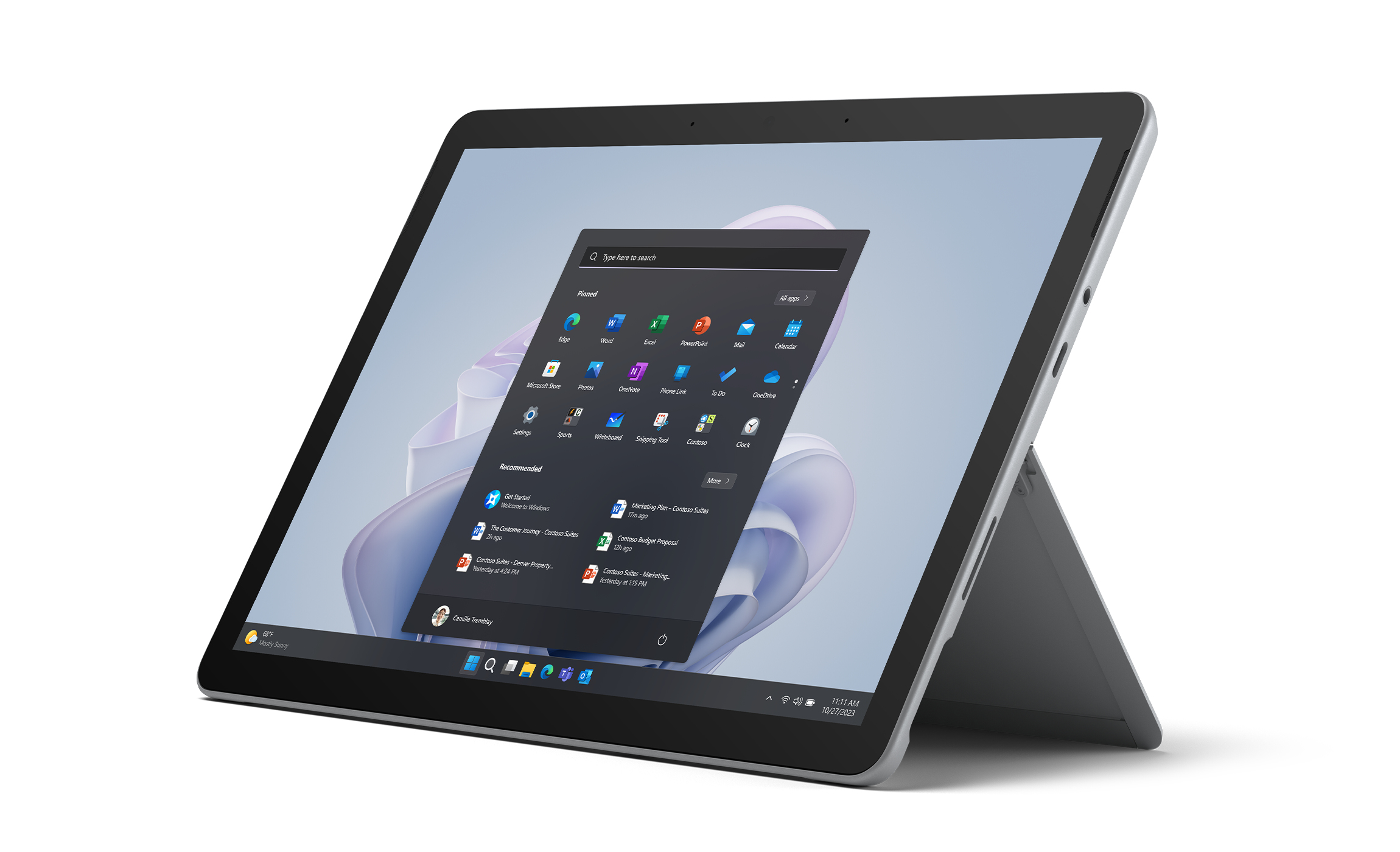 Microsoft Surface 10.5" Go4 64GB (RAM 8GB ) Platinum W11PRO