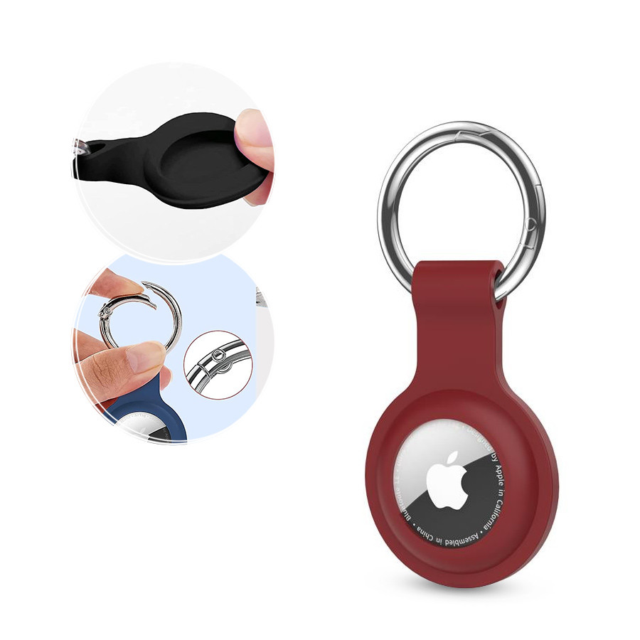 SILICON AIRTAG CASE RED