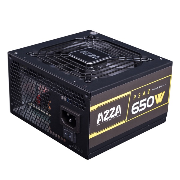 Netzteil 650W AZZA PSAZ 12cm Lüfter 80-PLUS Bronze Certified