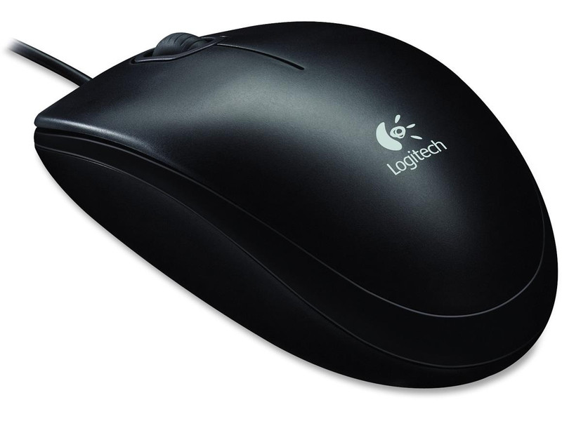 Maus Logitech B100 optical USB black OEM